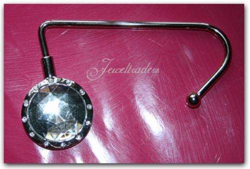 JT - BLING FLING CRYSTAL handbag holder CLEAR Crystal