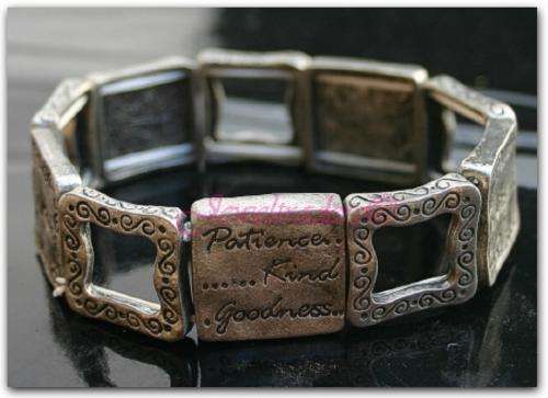 JT - "CHRISTIAN' Silver Serenity Bracelet