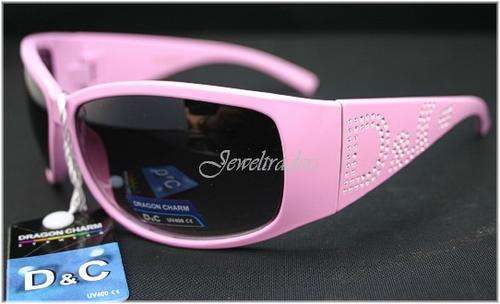 JT - D&E Fashion Italian Designer PINK Sunglasses