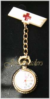 JT - NURSES WATCH Gold Plated Plus free spair battery