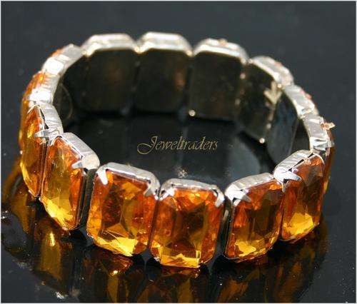 JT - ORANGE ICE stretchy Bracelet