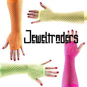 **HI FASHION** Pack with WHITE 2 Fishnet Fashion Gloves LIMITED STOCK