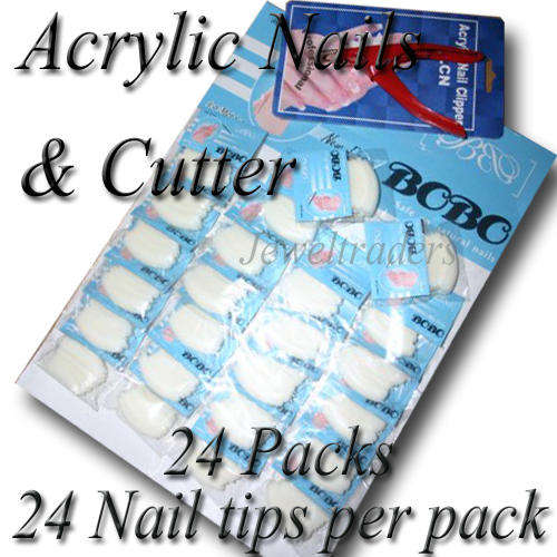 JT - ***578 Nail Tips**  PLUS   False Nail Clipper