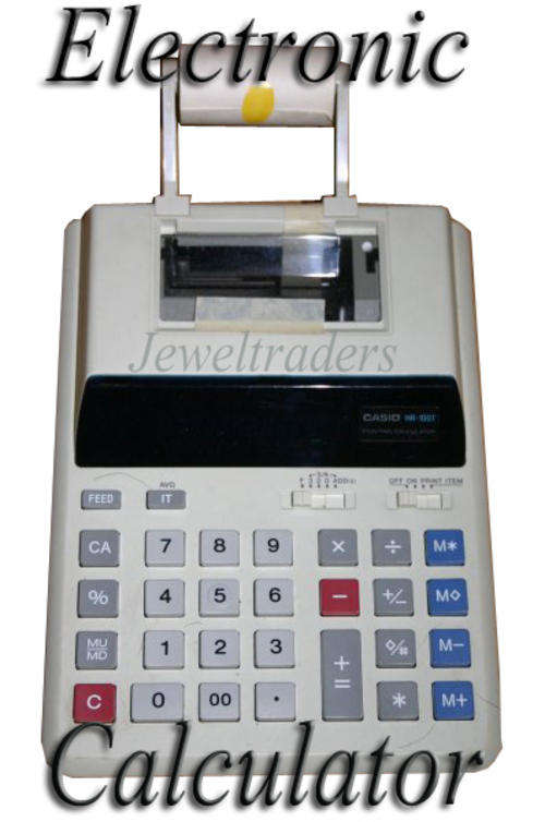JT - *ACCOUNTANTS*  CASIO HR-100T Electronic Calculator prints on roll