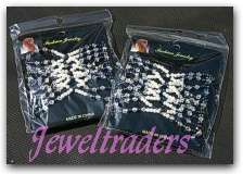 JT - The HAIRZING WHITE BEADED Beaded Double Stretch Hair Comb