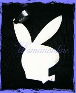 JT - "PLAYBOY"  STAINLESS STEEL DOG Tag