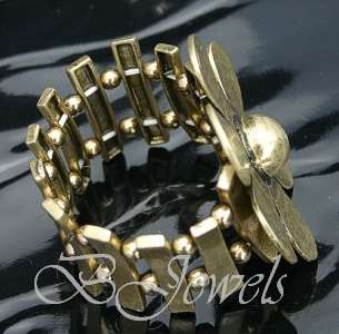 The Flower Old Gold Look Bracelet