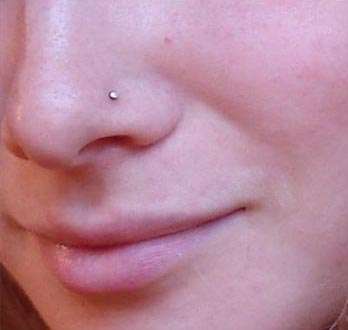 JT - 40 surgical Steel Nose Studs with curled ends