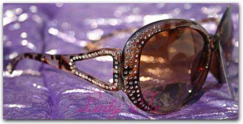"FREE SHIPPING" Leopard Skin Diamante FASHION Sunglasses