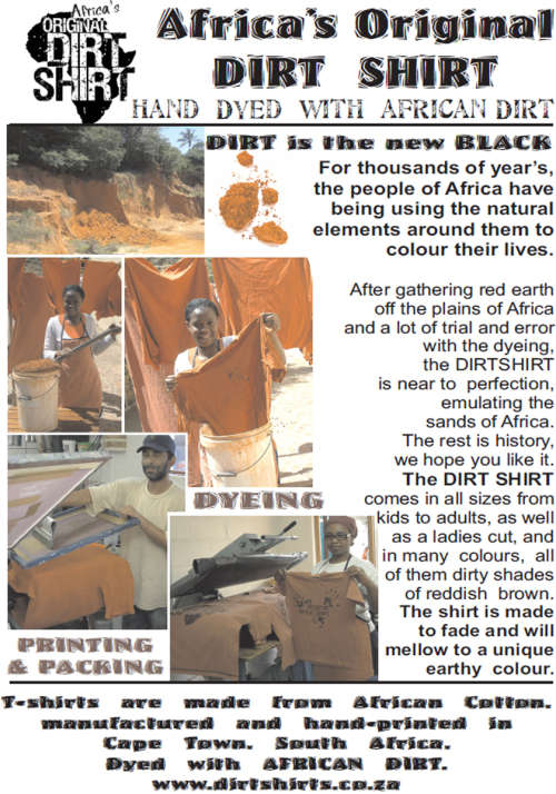 Africa`s Original Dirt Shirt - Design 23