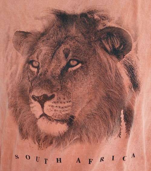 Africa`s Original Dirt Shirt - Design 14b Lion