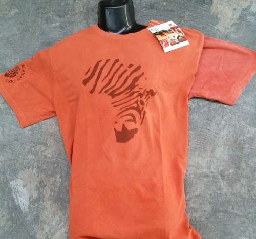 Africa`s Original Dirt Shirt - Design 37 Zebra