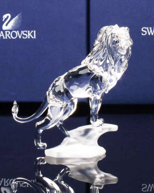 SWAROVSKI Crystal Lion  Rare Encounters Boxed #