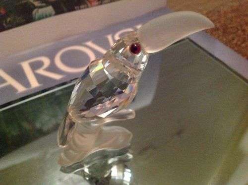 Swarovski Silver Crystal Clear Toucan part of the Up in the Trees