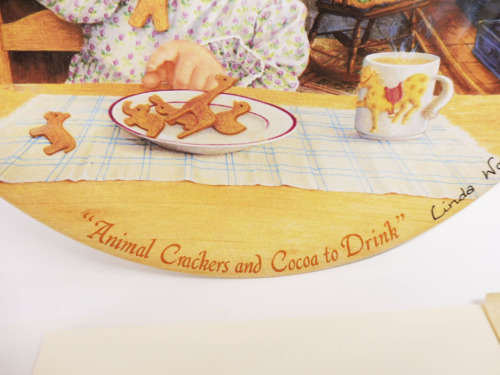 DAVENPORT "ANIMAL CRAKERS" LTD ED PLATE POETRY SOCIETY SERIES