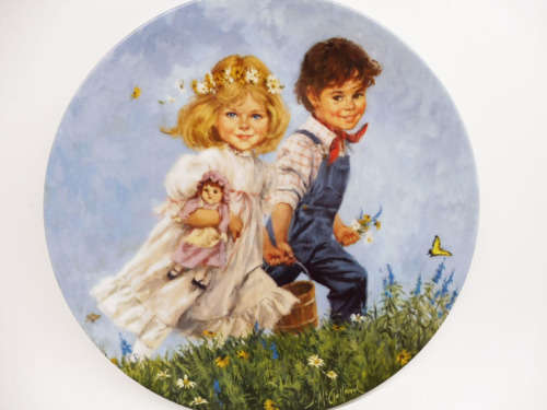 RECO BRADFORD 1986 JACK AND JILL Plate Mother Goose John McClelland