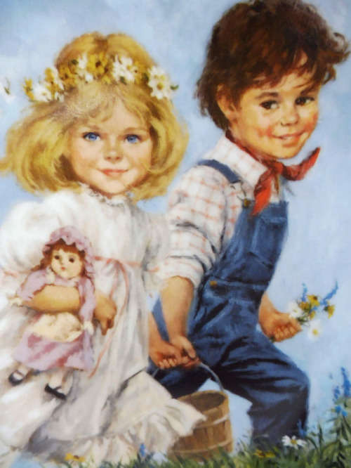 RECO BRADFORD 1986 JACK AND JILL Plate Mother Goose John McClelland
