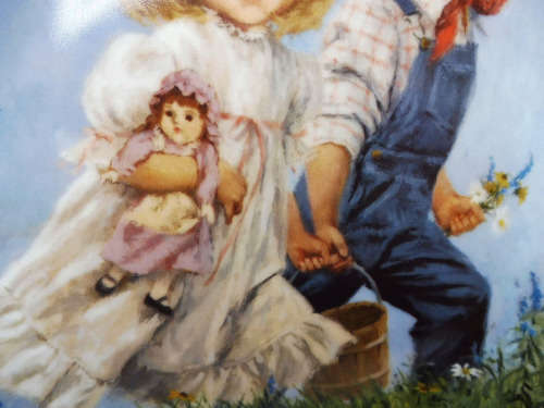 RECO BRADFORD 1986 JACK AND JILL Plate Mother Goose John McClelland