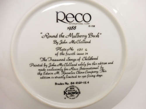 Round the Mulberry Bush - The Treasured Songs of Childhood - 1988 Reco/Knowles