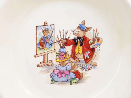 `Bunnykins` Warm up Bowl - Barbara Vernon  Royal Doulton