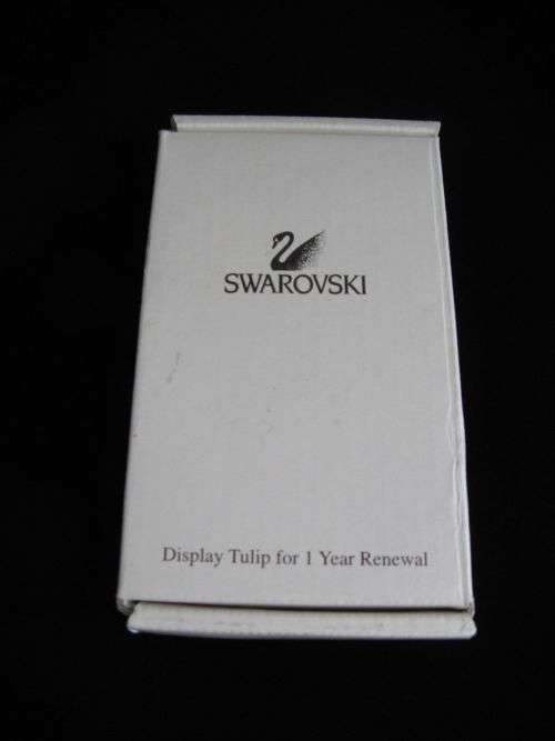 Swarovski Crystal - Chrome Tulip Stand for 3 Large Coloured Flowers