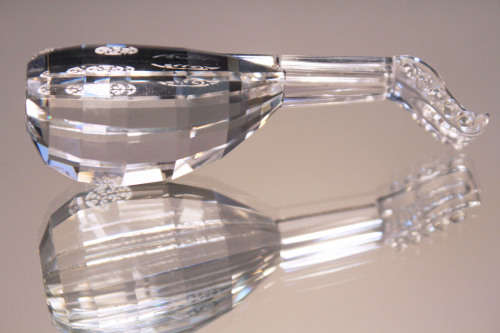 Swarovski Crystal Lute Retired "Crystal Melodies"