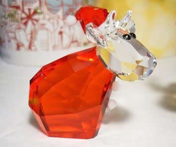 Swarovski Crystal Christmas Santa Mo Ltd Lovlot Cow Crystal