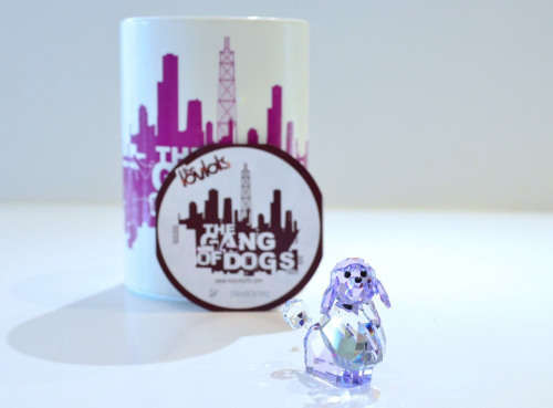 SWAROVSKI LOVLOTS GANG OF DOGS VIOLETTA POODLE 935719  BOXED RETIRED RARE  #