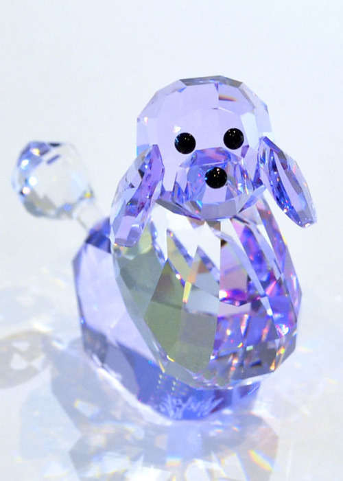 SWAROVSKI LOVLOTS GANG OF DOGS VIOLETTA POODLE 935719  BOXED RETIRED RARE  #