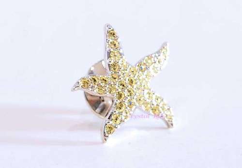 Swarovski Crystal 2207 Event Pin Jonquil Starfish Community