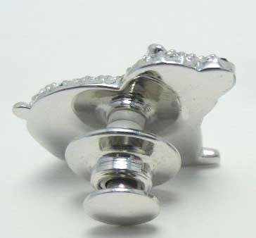 Swarovski SCS Silver Crystal 2012 Event Polar Bear Pin Brooch