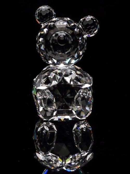 SWAROVSKI CRYSTAL BEAR MINI 012262  RETIRED  *