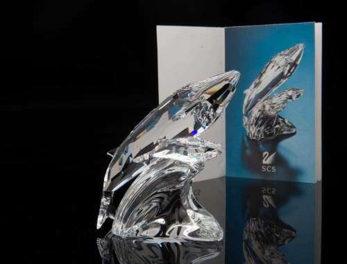 Swarvoski Crystal Annual Edition 1992 Whales Care For Me