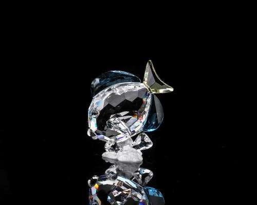 Swarovski Crystal Tang Fish Blue Wonders of the Sea Trilogy