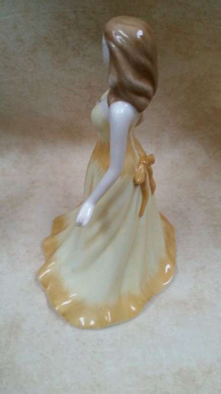Royal Doulton Lady from the  Gemstone  Collection ` Opal October #