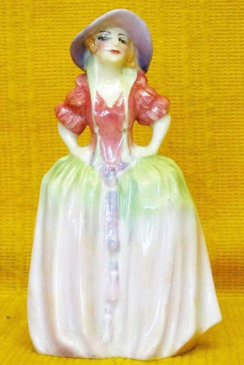 ROYAL DOULTON "Patricia" MINIATURE Lady FIGURE, M7 1932-45