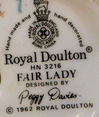 Royal Doulton Porcelain Figurine HN 3216 Fair Lady England