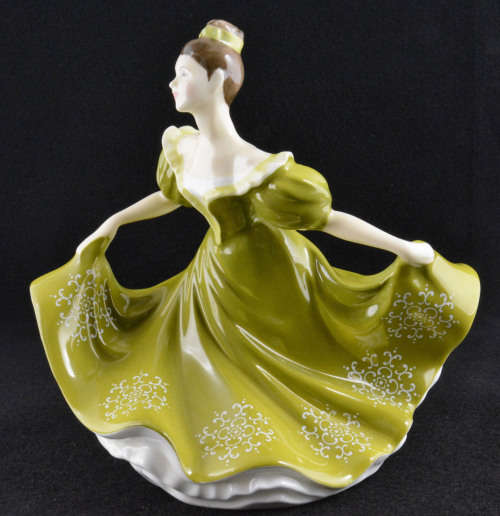 Royal Doulton Lynne Chartreuse Dress HN2329