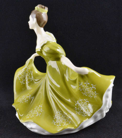 Royal Doulton Lynne Chartreuse Dress HN2329