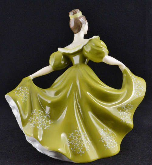 Royal Doulton Lynne Chartreuse Dress HN2329