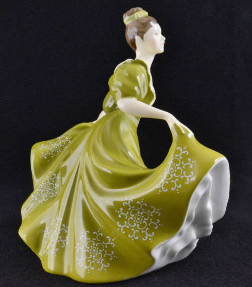 Royal Doulton Lynne Chartreuse Dress HN2329