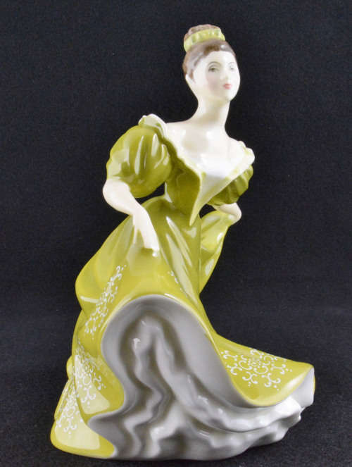 Royal Doulton Lynne Chartreuse Dress HN2329