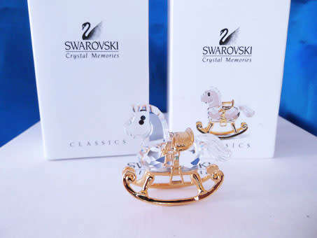 GENUINE Swarovski Crystal Memories Classics  Rocking Horse