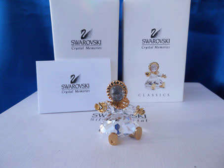 Swarovski Crystal Memories Moments Doll Gold Plated