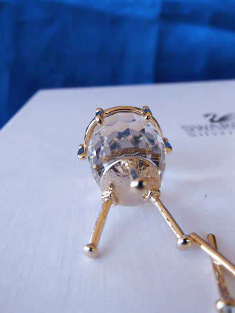 Swarovski Crystal Memories Moment Kettle Drum Gold Plated