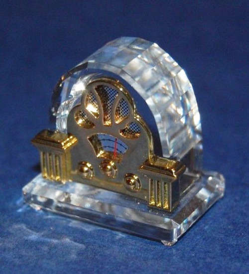 Swarovski Crystal Memories Moments Radiogram Gold Plated