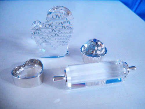 SWAROVSKI CRYSTAL BAKING SET 5 PIECE NEW #