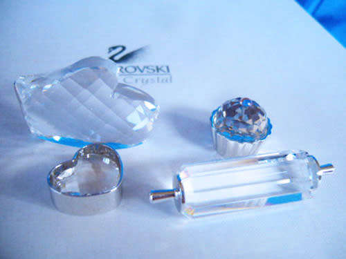 SWAROVSKI CRYSTAL BAKING SET 5 PIECE NEW #