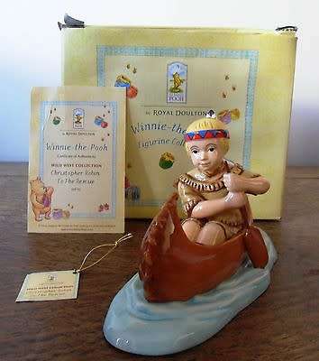 Disney Royal Doulton Winnie The Pooh Collection - Christopher Robin to the Rescue WP92 *