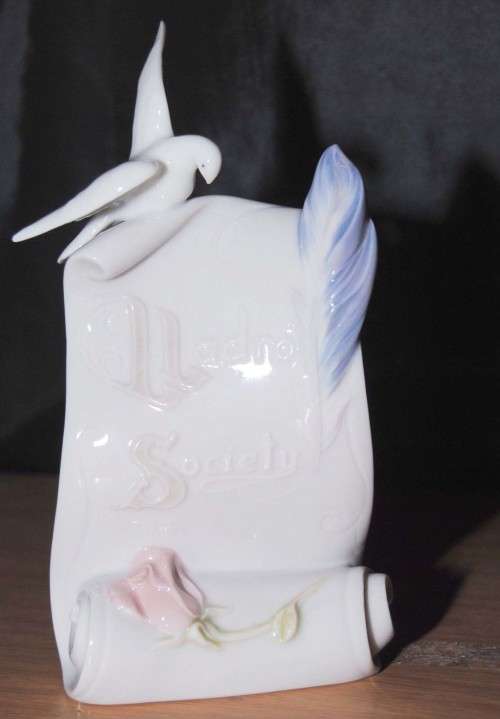 Lladro Society Scroll  Advertising Sign 1998